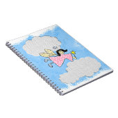 Fairy Angel Hand Drawn Notizblock (Rechte Seite)