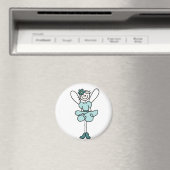 Fairy Angel im Aquamarinen Magnet (In Situ (Geschirrspüler))