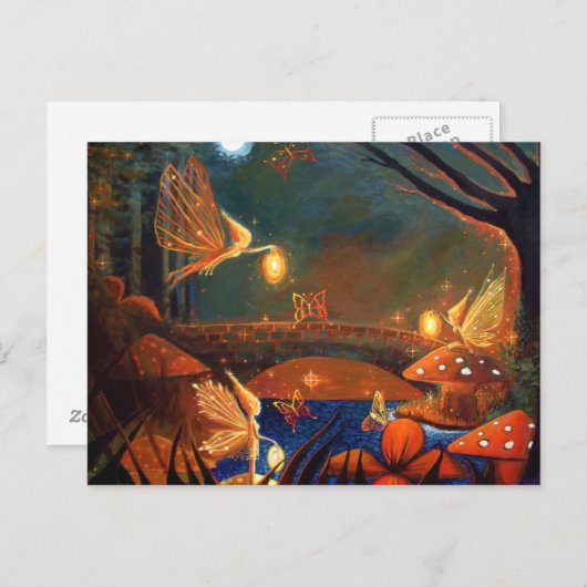 Fairy-Ansammlung-Postkarten Postkarte (Vorne/Hinten)