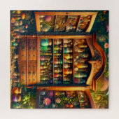 Fairy Apothecary Cabinet Magical Herbarium Shelf Puzzle (Horizontal)