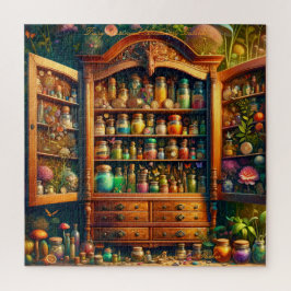 Fairy Apothecary Cabinet Magical Herbarium Shelf Puzzle