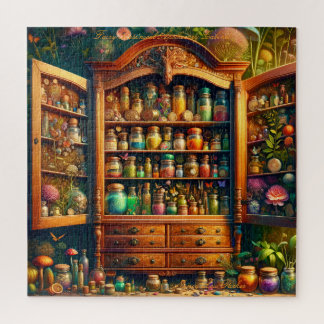 Fairy Apothecary Cabinet Magical Herbarium Shelf Puzzle