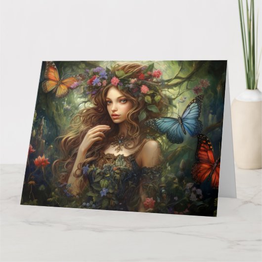 Fairy Art Greetings Card Karte (Vorderseite)