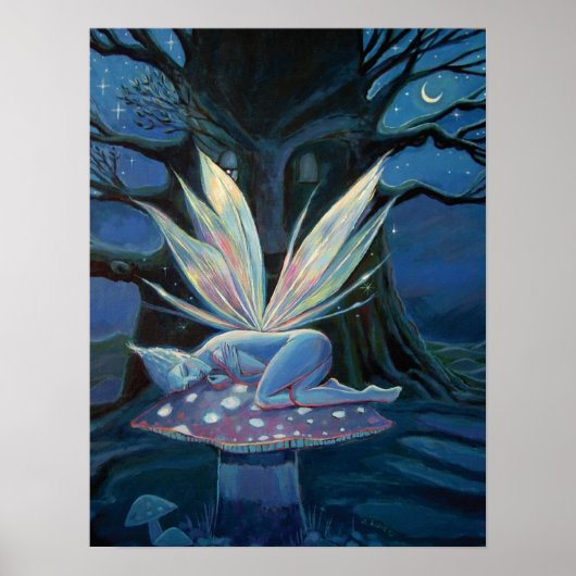 Fairy Art Poster - "Wood Spirit" (Vorne)
