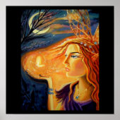 Fairy Art Print - Geist des Waldes Poster (Vorne)