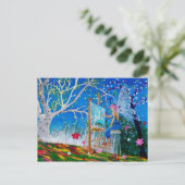 Fairy Artist Fee Postkarte (Stehend Vorderseite)