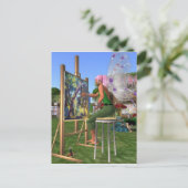 Fairy Artist Postkarte (Stehend Vorderseite)