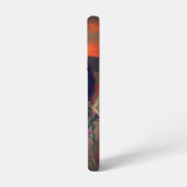 Fairy at Sunset in a field of poppies Fantasy Art Samsung Galaxy Hülle (Linke Seite)