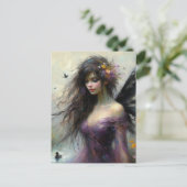 Fairy at the Duck Pond Postkarte (Stehend Vorderseite)