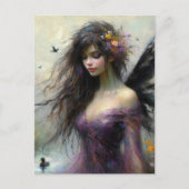 Fairy at the Duck Pond Postkarte (Vorderseite)