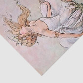 Fairy auf einer Blume von Florence Anderson Seidenpapier (Ausschnitt)