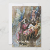 Fairy Baby Blessings Baby Shower Einladung (Vorderseite)