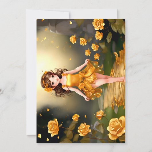 Fairy Baby Shower Einladung (Rückseite)