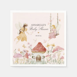 Fairy Baby Shower Party Tischdekor Serviette