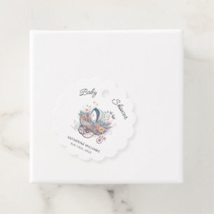 Fairy Baby Stroller Baby Dusche Geschenkanhänger