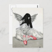 Fairy Ballerina Postcard Postkarte (Vorne/Hinten)