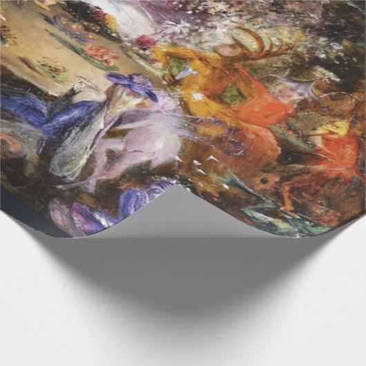 FAIRY BANQUET Holzöfen Geschenkpapier (Ecke)