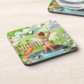 Fairy Bath Getränkeuntersetzer (Linke Seite)