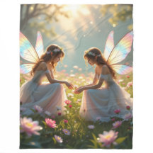 Fairy BBF Fleece Blanket Wallpaper Geschenke Kleid