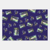 Fairy Bee Kind Maureen Girard Wildflowers Geschenkpapier Set (Vorderseite 3)