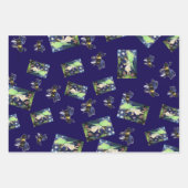 Fairy Bee Kind Maureen Girard Wildflowers Geschenkpapier Set (Vorderseite 2)