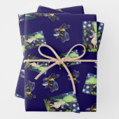 Fairy Bee Kind Maureen Girard Wildflowers Geschenkpapier Set (Beispiel)