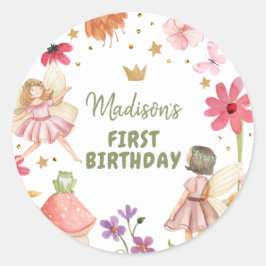 Fairy Birthday 1. Forest Fairy Sticker Gefallen