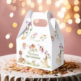 Fairy Birthday 1. Verzauberter Wald Girl Floral Geschenkschachtel