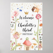 Fairy Birthday Backdrop Poster (Vorne)