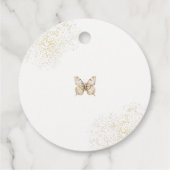 Fairy Birthday Boho Vielen Dank Geschenkanhänger (Rückseite)