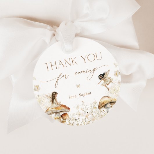 Fairy Birthday Boho Vielen Dank Geschenkanhänger