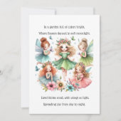 Fairy Birthday Card Einladung (Vorderseite)