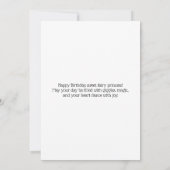 Fairy Birthday Card Einladung (Rückseite)