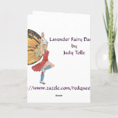 Fairy Birthday Card Karte (Rückseite)