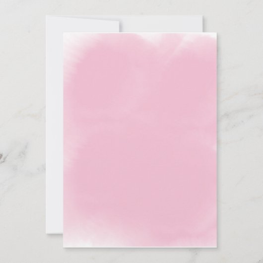 Fairy Birthday Einladung (Rückseite)