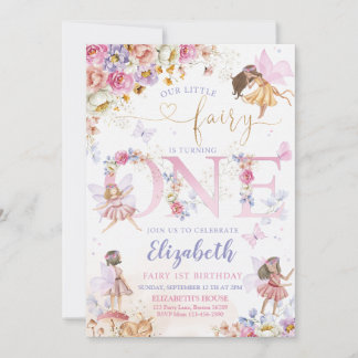 Fairy Birthday Einladung