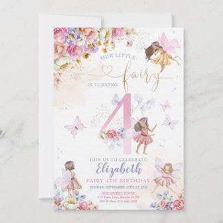 Fairy Birthday Einladung