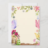 Fairy Birthday Einladung (Rückseite)