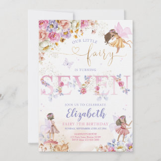 Fairy Birthday Einladung