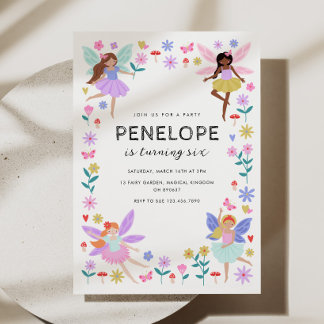 Fairy Birthday Einladung