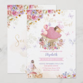 Fairy Birthday Einladung (Vorne/Hinten)