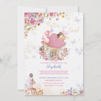 Fairy Birthday Einladung