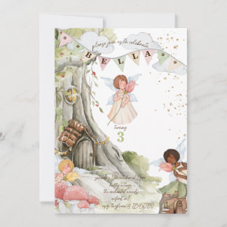 Fairy Birthday Einladung
