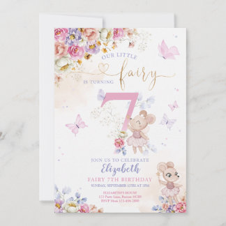 Fairy Birthday Einladung