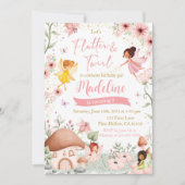 Fairy Birthday Einladung Girl Magical Garden (Vorderseite)