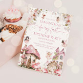 Fairy Birthday Einladung Magische verzauberte Fee