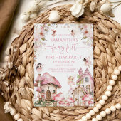 Fairy Birthday Einladung Magische verzauberte Fee