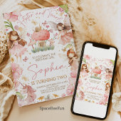 Fairy Birthday Einladung Party Magical Unicorn