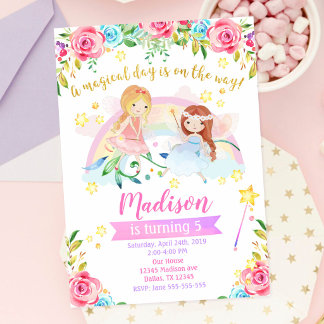 Fairy Birthday Einladung Whimsical Magical Party