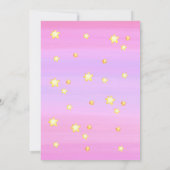 Fairy Birthday Einladung Whimsical Magical Party (Rückseite)